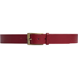 DEPECHE Smukt læderbælte Belt 043 Red