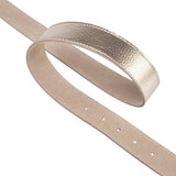 DEPECHE Smukt læderbælte Belt 108 Champagne