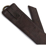 DEPECHE Statement taljebælte i skind Belts 161 Dark brown