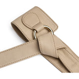 DEPECHE Statement taljebælte i skind Belts 202 Vanilla