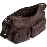DEPECHE Stilfuld skuldertaske i blød skindkvalitet Shoulderbag / Handbag 068 Winter brown