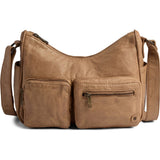 DEPECHE Stilfuld skuldertaske i blød skindkvalitet Shoulderbag / Handbag 156 Camel