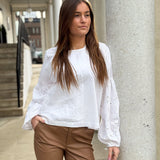 Depeche Clothing Sylvie bluse Blouse 001 White