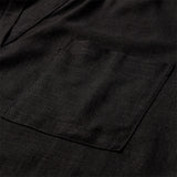 Depeche Clothing Tara bluse i hørkvalitet Blouse 099 Black (Nero)