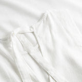 Depeche Clothing Tara hør top Tops 001 White