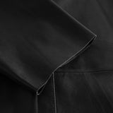 Depeche leather wear Tenna løstsiddende skindkjorte Shirts 099 Black (Nero)