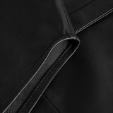 Depeche leather wear Tenna løstsiddende skindkjorte Shirts 099 Black (Nero)