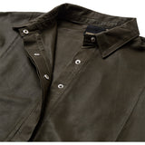 Depeche leather wear Tenna skindkjorte Shirt 335 Dark Khaki