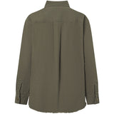 Depeche Clothing Brea bomulds skjorte Shirts 054 Khaki (Visione)