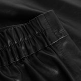 Depeche leather wear Tidløs Dacy skindnederdel Skirts 099 Black (Nero)