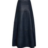 Depeche leather wear Tidløs Marly nederdel Skirts 285 Midnight Blue