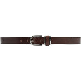 DEPECHE Tidløs bælte Belts 146 Brown/Silver