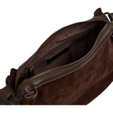 DEPECHE Tidløs ruskindscrossover Cross over 008 Chocolate