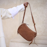 DEPECHE Tidløs ruskindscrossover Cross over 014 Cognac