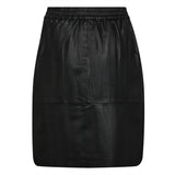 Depeche leather wear Trendy Maria skindnederdel Skirts 099 Black (Nero)