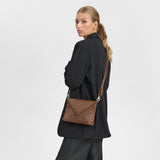 DEPECHE Hair-on skind clutch Clutch 184 Walnut