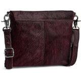 DEPECHE Hair-on skind clutch Clutch 305 Ox Blood