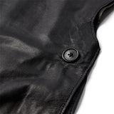 Depeche leather wear TriaDEP Vest Vest 099 Black (Nero)