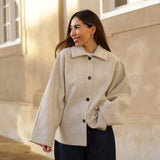 Depeche Clothing Tyra jakke Jackets 278 Ivory Melange