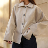 Depeche Clothing Tyra jakke Jackets 278 Ivory Melange