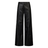 Depeche leather wear Zeli bootcut skindbukser Pants 099 Black