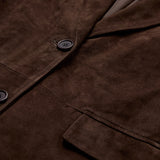 Depeche leather wear Zenia ruskindsblazer Blazer 067 Dusty brown