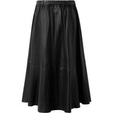 A skirt w/belt / 50158 - Black - DEPECHE