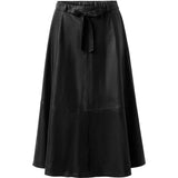A skirt w/belt / 50158 - Black - DEPECHE