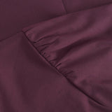 Abi kjole med ¾ pufærmer / 100212 - Burgundy - DEPECHE