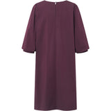 Abi kjole med ¾ pufærmer / 100212 - Burgundy - DEPECHE