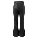 Depeche leather wear Alizza 7/8 skindbuks Pants 099 Black