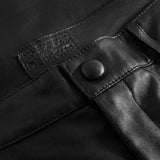 Depeche leather wear Amelia chino skindbuks i 7/8 dels længde Pants 099 Black
