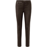Depeche leather wear Amelia chino skindbuks i 7/8 dels længde Pants 008 Chocolate