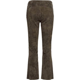 Ava 7/8 ruskindsbukser / 51340 - Khaki - DEPECHE