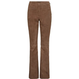 Depeche leather wear Ava ruskindsbukser Pants 308 Dusty Sand