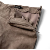 Depeche leather wear Ava ruskindsbukser Pants 038 Dusty taupe