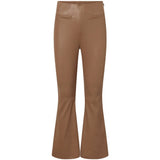 Ava RW flare 7/8 længde skindbuks i strækbar kvalitet / 50896 - Nougat - DEPECHE