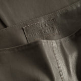 Depeche leather wear Ava RW flare 7/8 længde skindbuks i strækbar kvalitet Pants 222 Smoke