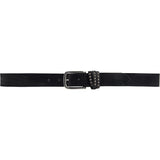 DEPECHE Bælte med nitter Belts 300 Black/Amr silver