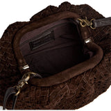 DEPECHE Berlin flettet clutch Clutch 008 Chocolate