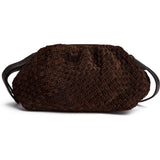 DEPECHE Berlin flettet clutch Clutch 008 Chocolate