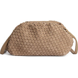DEPECHE Berlin flettet clutch Clutch 011 Sand