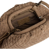 DEPECHE Berlin flettet clutch Clutch 011 Sand