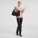 Bilbao skuldertaske i ruskind / 16992 - DEPECHE