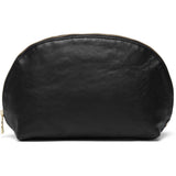 DEPECHE Blød og rummelig læder kosmetik taske Accessories 099 Black
