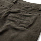 Boa HW Boot Cut Ruskindsbukser / 51418 - Dark Khaki - DEPECHE