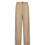 Depeche leather wear Boa skindbukser - fuld længde (HW) Pants 177 Cream