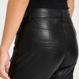 Depeche leather wear Boa skinny leg skindbuks Pants 099 Black