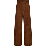 Depeche leather wear Boa suede pants Pants 014 Cognac