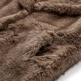 Celine faux fur jakke / 100382 - Sand - DEPECHE